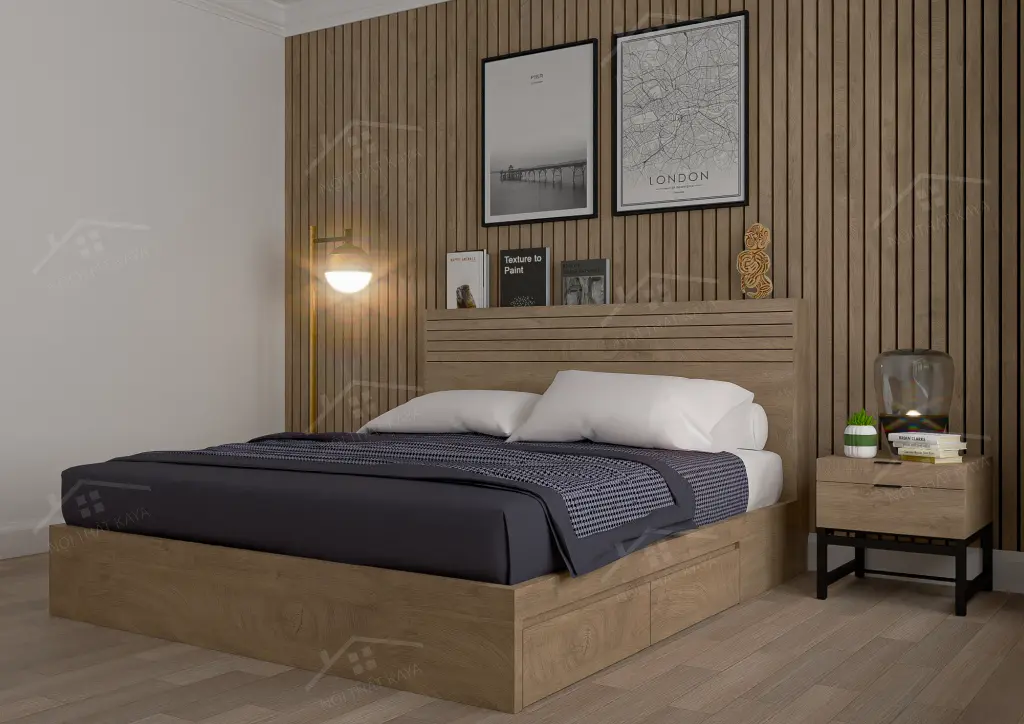 Giường Gỗ Công Nghiệp Ggcn048 (2)