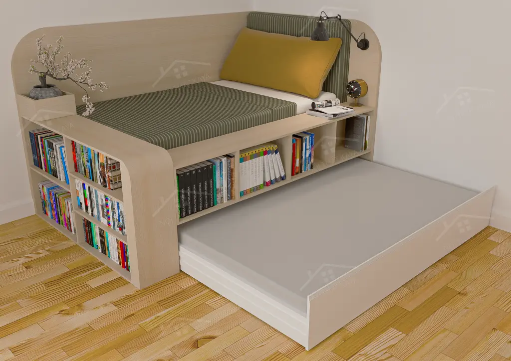 Giường Gỗ Công Nghiệp Ggcn052 (4)