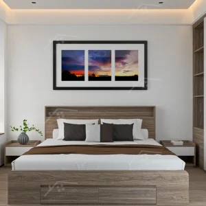 Giường Gỗ Công Nghiệp Ggcn070 (1)