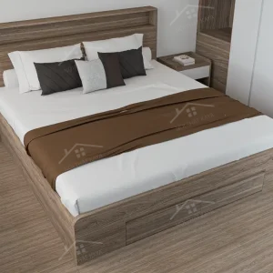 Giường Gỗ Công Nghiệp Ggcn070 (2)