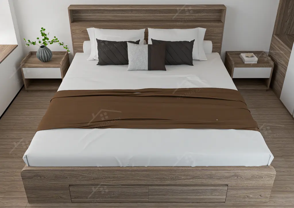 Giường Gỗ Công Nghiệp Ggcn070 (4)