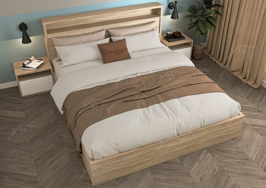 Giường Gỗ Công Nghiệp Ggcn074 (2)
