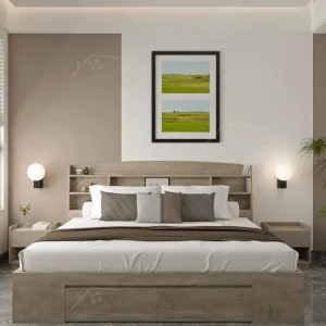 Giường Gỗ Công Nghiệp Ggcn075 (1)