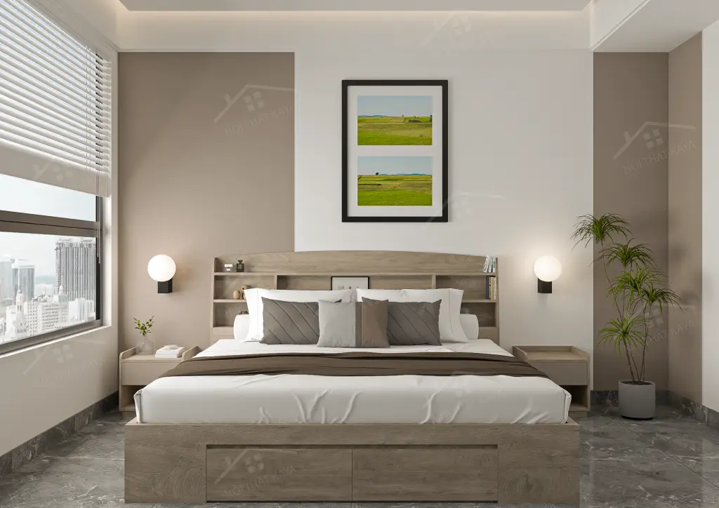 Giường Gỗ Công Nghiệp Ggcn075 (1)