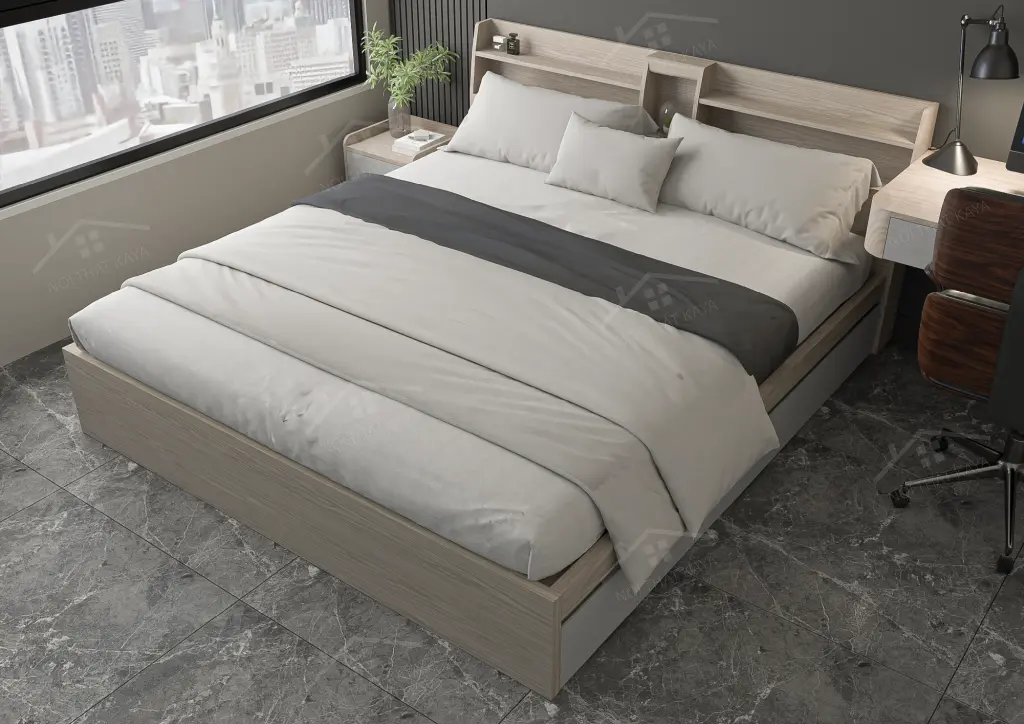 Giường Gỗ Công Nghiệp Ggcn077 (3)
