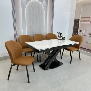 Bộ Bàn Ăn Mặt Đá Thông Minh Mở Rộng K44 – 6 Ghế Rona (4)