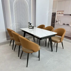 Bộ Bàn Ăn Mặt Đá Thông Minh Mở Rộng K57 – 6 Ghế Kenzo (6)
