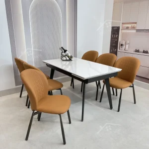 Bộ Bàn Ăn Mặt Đá Thông Minh Mở Rộng K57 – 6 Ghế Rona (4)