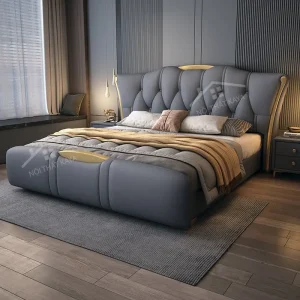 Giường Bọc Nệm đầu Kiểu Gndk025 (3)