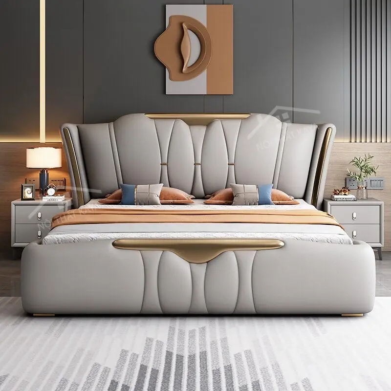 Giường Bọc Nệm đầu Kiểu Gndk026 (1)