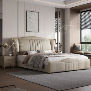 Giường Bọc Nệm đầu Kiểu Gndk029 (1)